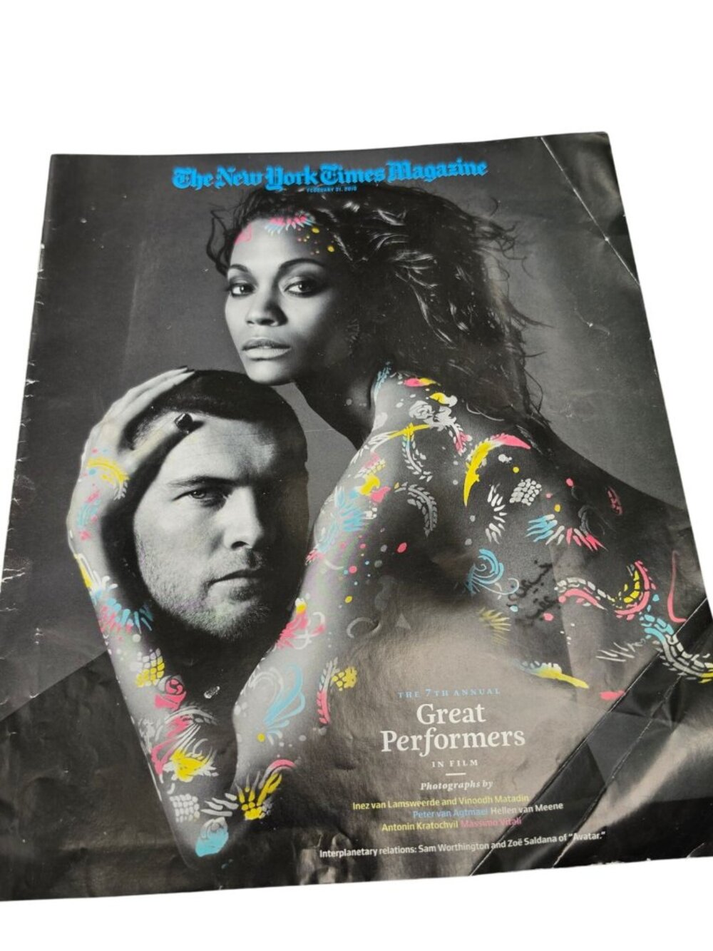 The New York Times Magazine February 21 2010 Great Performers Zoe Saldana